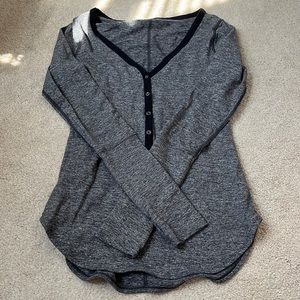 Lululemon long sleeve Henley top